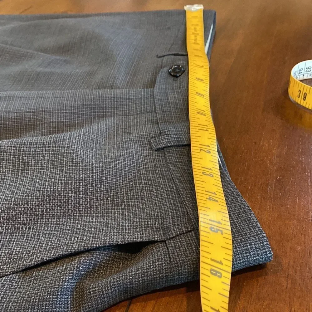 Santorelli Made in Italy Men’s Luxury Virgin Wool Blend Trousers Size 32x29